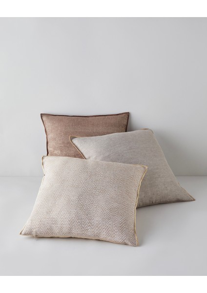 Ellie Dekoratif Kırlent 45X45 cm Bronz modelleri