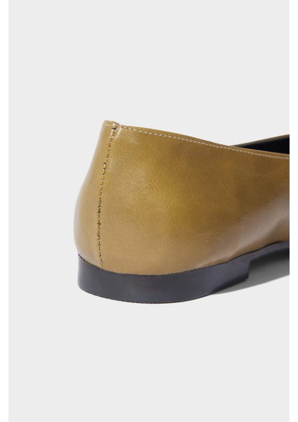 Kadın Düz Taban Suni Deri Babet G5477AX25WN