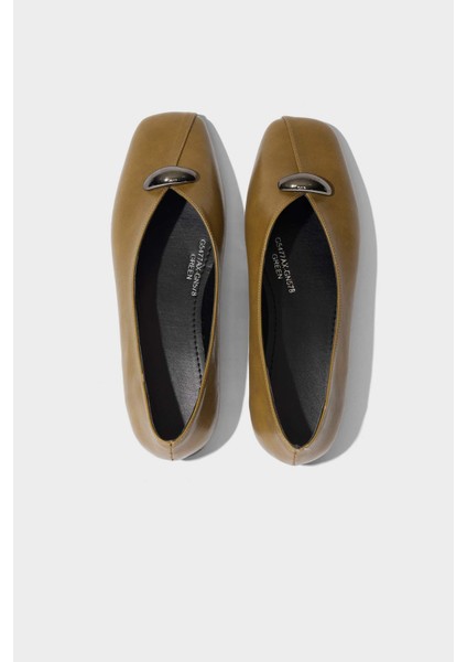 Kadın Düz Taban Suni Deri Babet G5477AX25WN