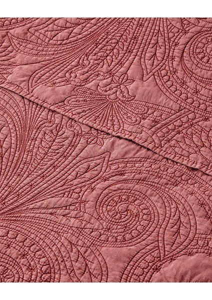 Jardin Belle Çift Kişilik Yatak Örtüsü Takımı 200X220 cm Bordo fiyatları