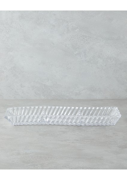 Aura Cam Sunumluk 40X14X4 cm Şeffaf