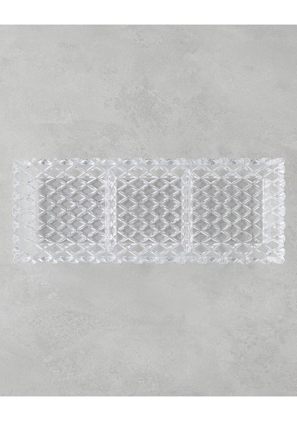 Crux Cam Sunumluk 39,5X15X4 cm Şeffaf fiyatları