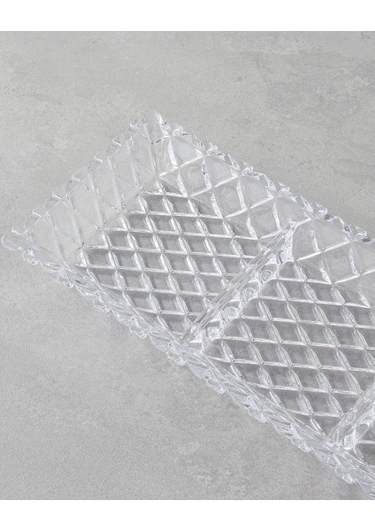 Crux Cam Sunumluk 39,5X15X4 cm Şeffaf modelleri