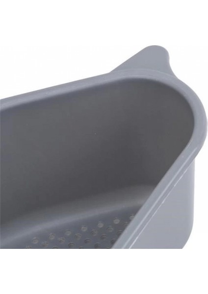 Vantuzlu Üçgen Sebze Meyve Lavabo Raf Evye Süzgeç Sünger Tutucu Düzenleyici Mutfak Organize fırsatları
