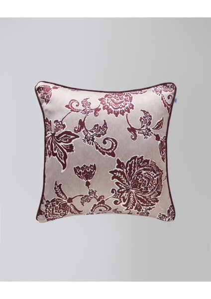 Verdant Kırlent Kılıfı 45X45 cm Bordo