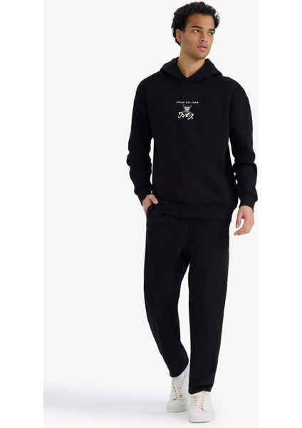 One Piece Boxy Fit Kapüşonlu Sırt Baskılı Sweatshirt E9321AX25AU fiyatları