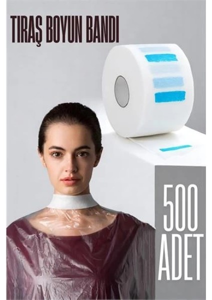 Modacar Kuaför Tıraş Boyun Bandı - Berber Boyun Bandı Tek Kullanımlık Boyun Bandı 500 Adet