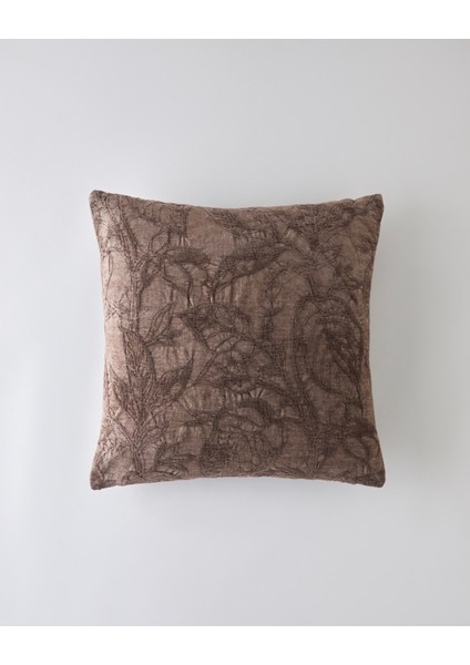 Lily Kırlent Kılıfı 45X45 cm Kahve