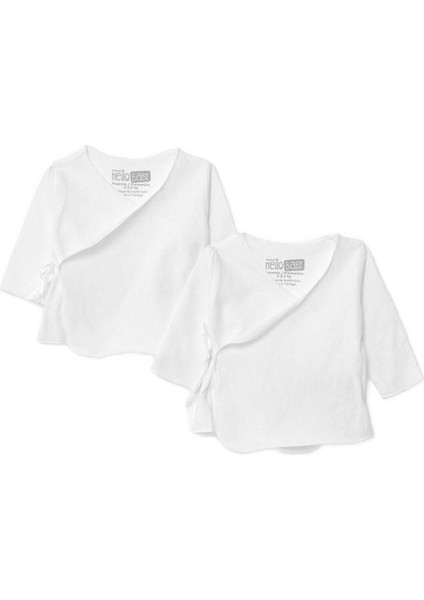 Unisex Yenidoğan Iç Zıbın Süprem Zarf Yaka Uzun Kol