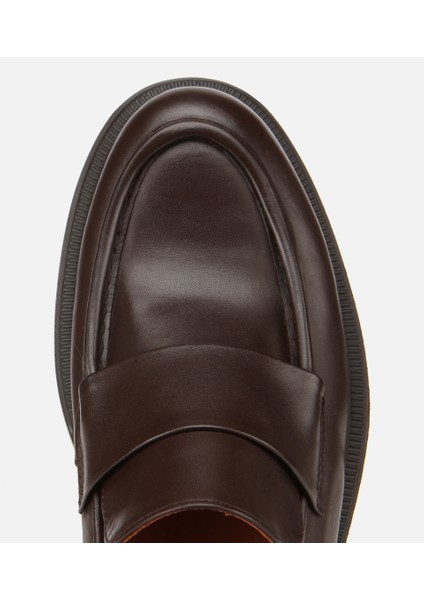 02AYH311880A480 ERKEK Deri Kahverengi Yumuşak Dokulu Klasik Loafer indirimleri