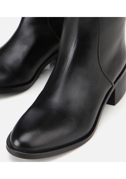 01CIH313360A100 KADIN Deri Siyah Binici Uzun Düz Çizme indirimleri