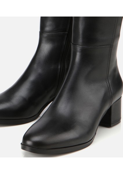 01CIH313350A100 KADIN Deri Siyah Tokalı Topuklu Çizme indirimleri