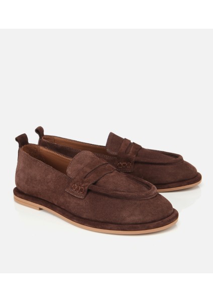 01AYH313280A480 KADIN Deri Kahverengi Yumuşak Dokulu Günlük Loafer fiyatları