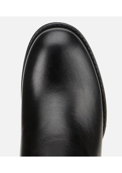 01BOH314570A100 KADIN Deri Siyah Tokalı Bilekte Topuklu Bot indirimleri