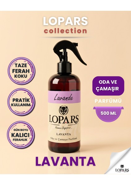 Lavanta 500 ml Oda ve Çamaşır Parfümü (Oda Kokusu)
