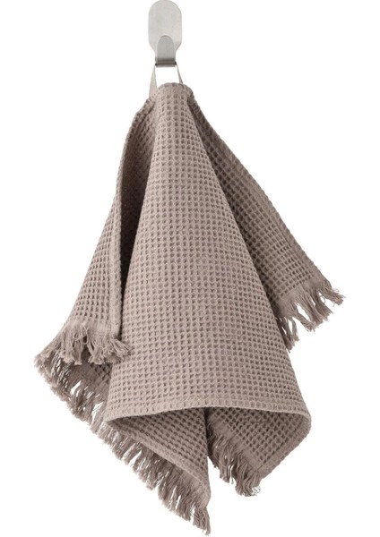 Vallasan El Havlusu Açık Gri Kahverengi 30 x 50 cm