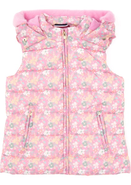 Kız Çocuk Koyu Pembe Yelek (Dokuma) 50313062-VR167