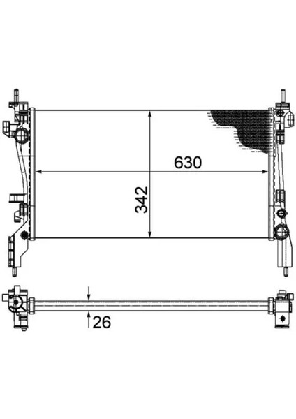 CR1120000P Motor Radyatoru 1330Y1 51790636