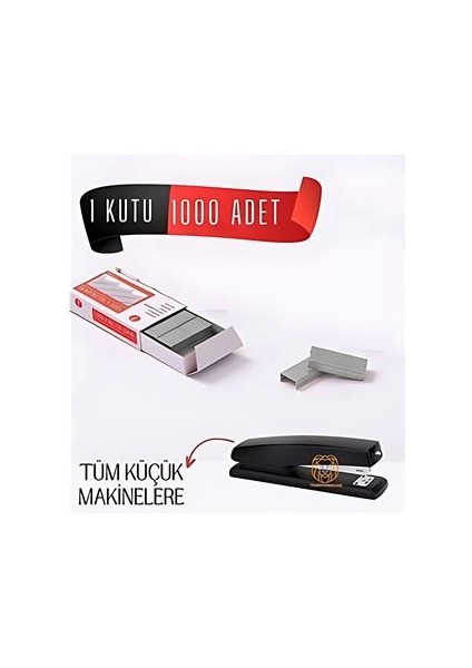 Hsnet 1 Kutu 1.000 Adet Küçük Zımba Teli