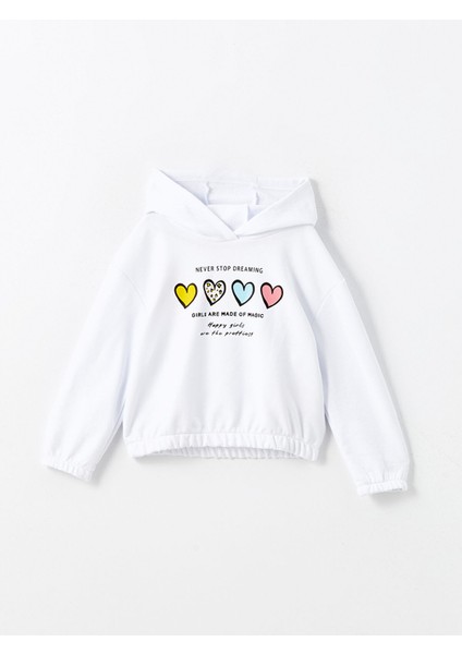 Yeni Sezon Kapüşonlu Kız Çocuk Sweatshirt