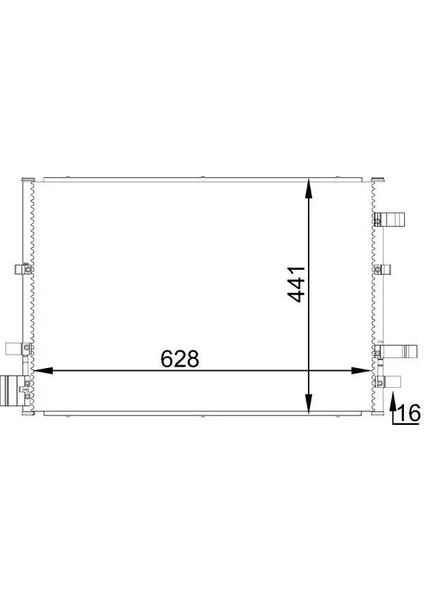 AC690000S Klima Radyatoru 1222758 1226113 1232654
