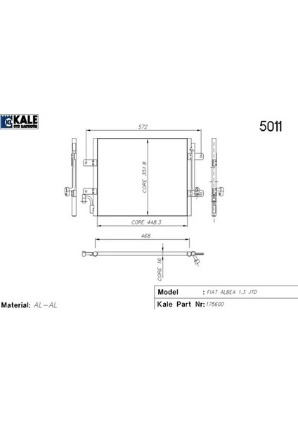 010ABC040 Klima Radyatoru