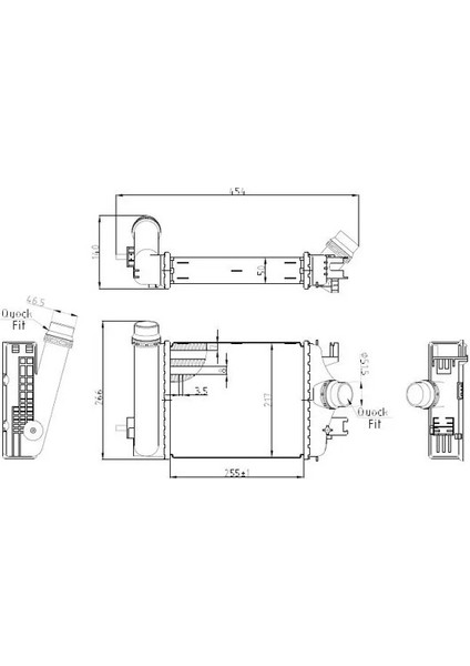 80814 Turbo Radyatoru 144966668R