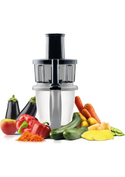 Wundermix Wunderslicer V2 Thermomix Mutfak Robotu Tm6 ve Tm5 Için Kesme Aparatı