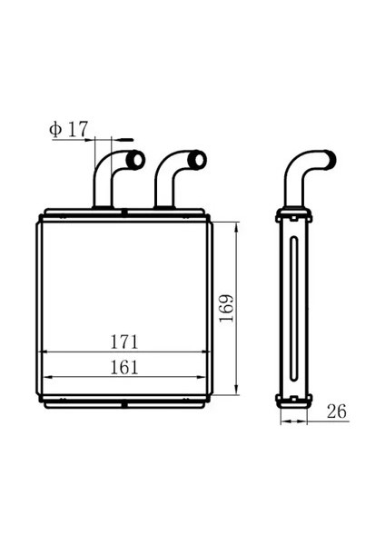 KKI001026 Kalorifer Petegi 0K60A61010 OK60A61010