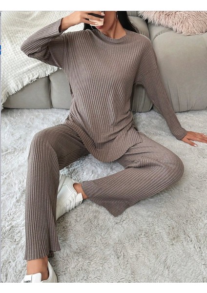 Kadın Uzun Kollu Kaşkorseikili Takım