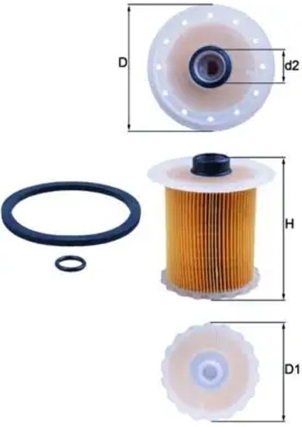 KX81D Yakit Filtresi 7700113232 7700113233 7700116000