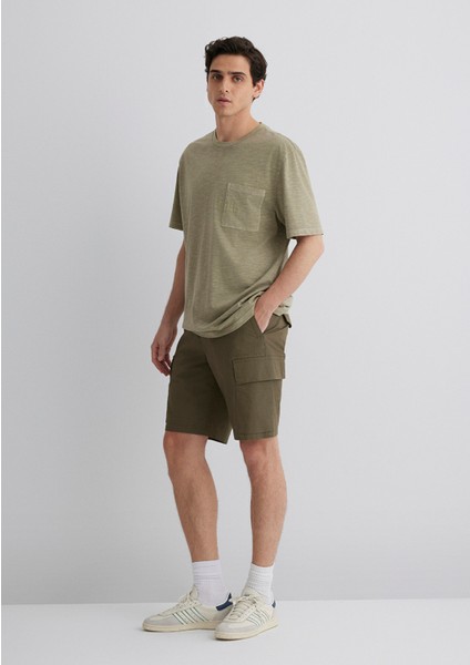 Haki Kargo Şort 0410262-80769