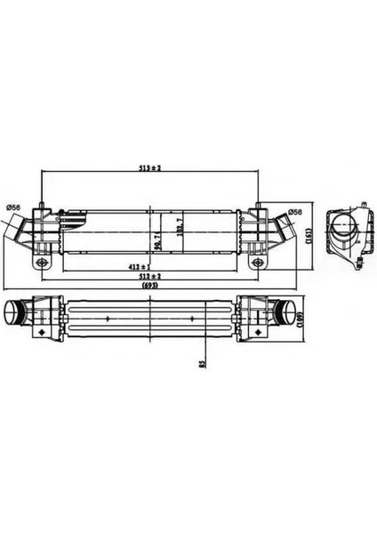 IFR002085 Turbo Radyatoru 1124704 1S7Q9L440AAABAC 1S7Q9L440AAC