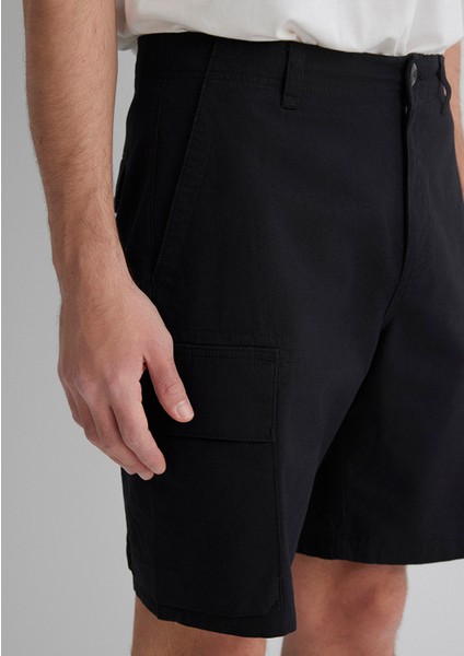 Siyah Kargo Şort 0410262-900