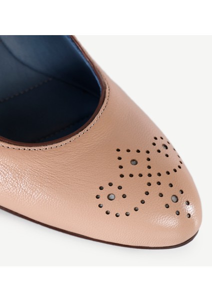 Özel Üretim Yumuşak Deri Topuklu Ayakkabı