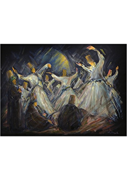 1000 Parçalık Puzzle Dervişler 66x48 cm Boyutunda Zihin Geliştirici Eğlence