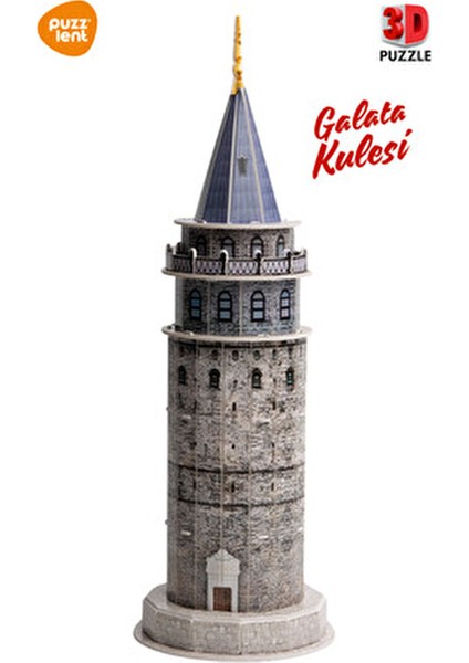 Galata Kulesi 3D Puzzle 15 Parça Kolay Birleştirme Özelliği ile Eğlenceli Deneyim indirimleri