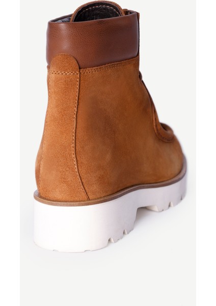 Yumuşak Bağlı Deri Bot