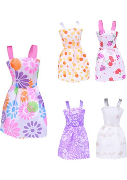 Adet Yaz Moda Kolsuz Mini Elbise Bebek Kız Giysileri Çocuk Hediye Aksesuarı (Yurt Dışından)