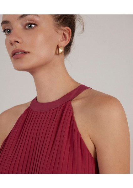 Halter Yaka Elbise