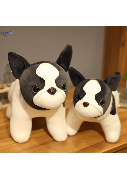 Fransız Peluş Bebek Sarılabilir Snuggling Gerçekçi Köpek Yavrusu Doldurulmuş Hayvan Erkek Arkadaşı Için Sevimli (Yurt Dışından) modelleri