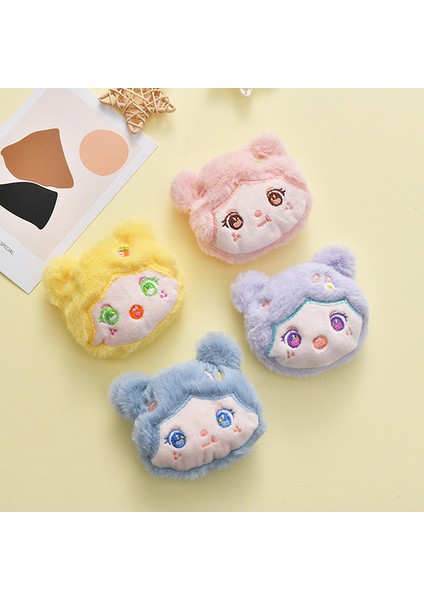 Karikatür Kawaii Pamuk Bebek Dıy Saç Tokası Kafa Bandı Dekorasyon El Sanatları Geri Açık Peluş Bebek Yumuşak Dolması Broş Aksesuarları (Yurt Dışından)