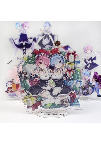 Anime Re: Hayat Sıfırdan Farklı Bir Dünyada Akrilik Standı Modeli Plaka Tutucu Masaüstü Aksiyon Figürleri Cosplay Oyuncaklar Hediye 16 cm (Yurt Dışından) fırsatları