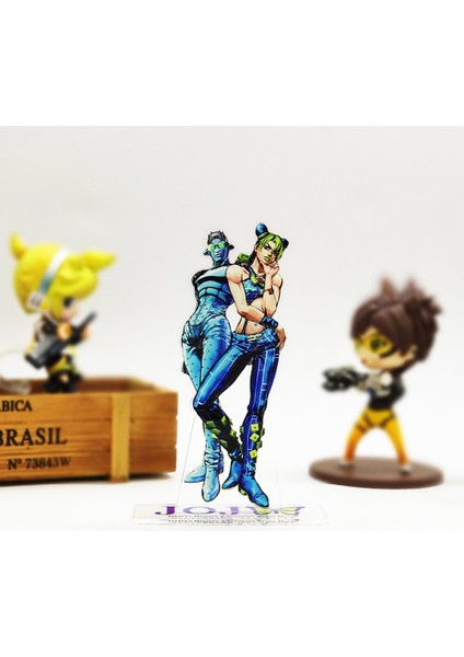 Jojo Jojo'nun Tuhaf Macera Taş Okyanus Jolyne Kujo Enrico Pucci Akrilik Standı Şekilli Kalıp Plaka Tutucu Kek Topper Anime (Yurt Dışından) fırsatları