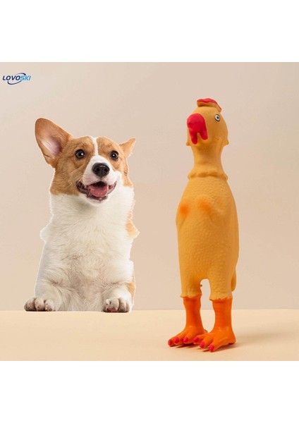 Cırlak Köpek Oyuncakları Çocuklar Için Arka Bahçe Oyunları Yetişkinler Açık Hava Oyunları Lastik Tavuk (Yurt Dışından)