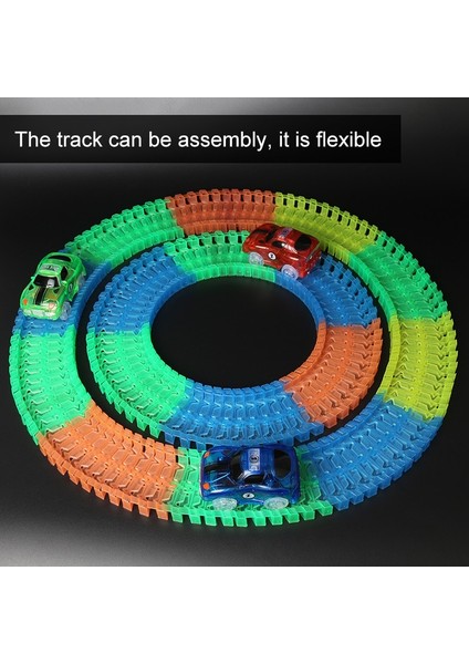 Magical Tracks Puzzel Speelgoed Flexibele Glow Racing Auto Speelgoed Track Set Flash In De Dark Rail Auto Speelgoed Voor Jongens Kinderen Dag Geschenken (Yurt Dışından) fırsatları