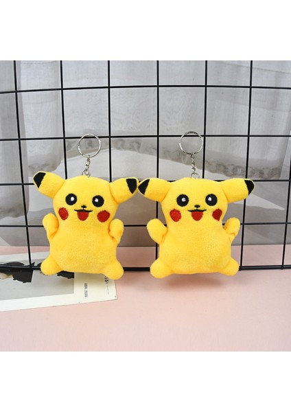Peluş Süs Sevimli Şekil Ince Işçilik Sarı Pikachu Anime Bebek Kolye Anahtar Için (Yurt Dışından) modelleri