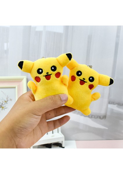 Peluş Süs Sevimli Şekil Ince Işçilik Sarı Pikachu Anime Bebek Kolye Anahtar Için (Yurt Dışından) indirimleri