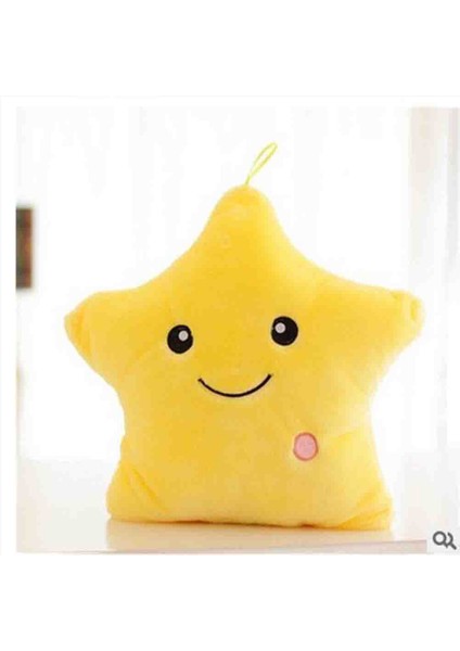 Pinshang Aydınlık Yastık Peluş Bebek Renkli Yıldız Parlayan Yumuşak Dolması Peluş Yastık Çocuklar Için Hediyeler (Yurt Dışından) fiyatları