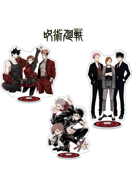 16 cm Jujutsu Kaisen Karakterler Akrilik Standı Gojo Satoru Fushigoru Megumi Nanami Inumaki Toge Japonya 2021 Sıcak Anime Manga Figürü (Yurt Dışından) fırsatları